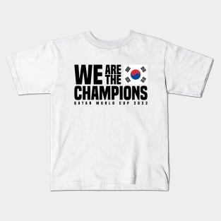 Qatar World Cup Champions 2022 - South Korea Kids T-Shirt